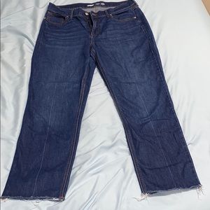 Old Navy straight leg ankle jeans